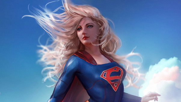 Supergirl Blonde Wallpaper