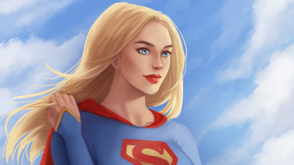 Supergirl Comicart Wallpaper