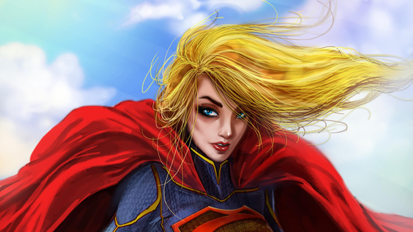 Supergirl Digital Art Wallpaper