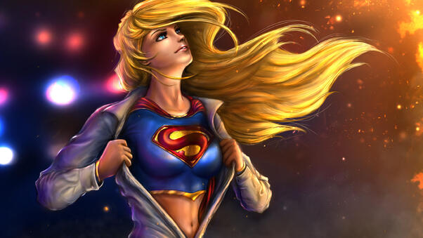 Supergirl Double Identity Wallpaper