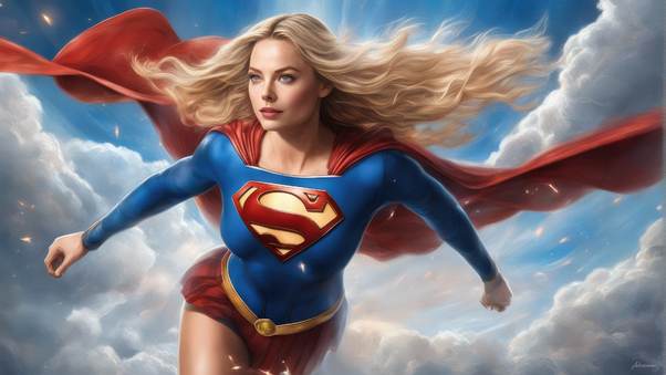 Supergirl Embracing The Skies Wallpaper