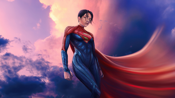 Supergirl Flight Of Freedom Wallpaper