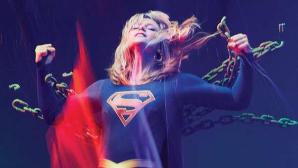 Supergirl Freedom 4k Wallpaper