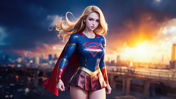 Supergirl Heroic Quest Wallpaper