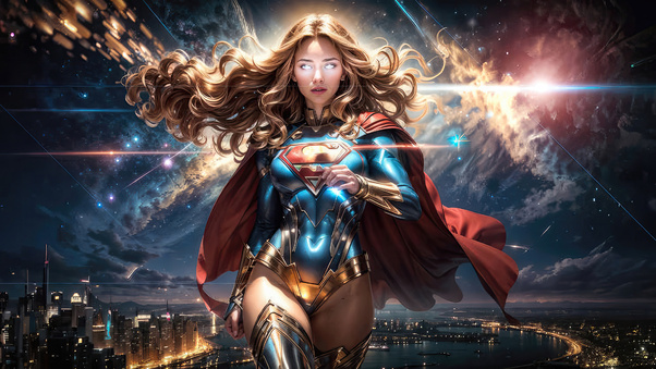 Supergirl Infinite Power Wallpaper
