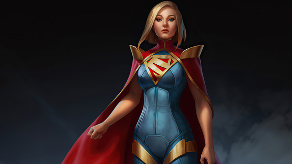 Supergirl Injustice 2 4k Wallpaper
