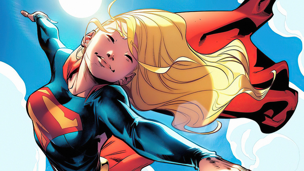 Supergirl Joy Of Flying 5k Wallpaper
