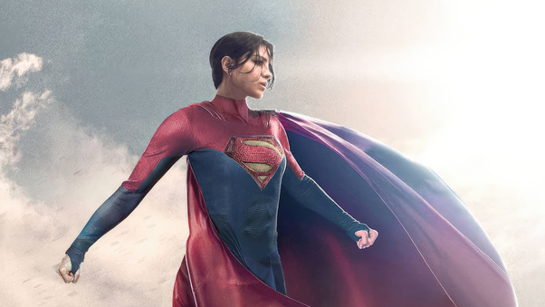 Supergirl Sasha Calle In The Flash Movie Wallpaper