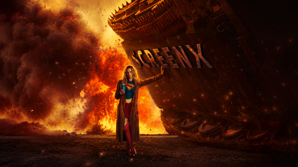 Supergirl Screen X 2026 (1336x768) Resolution Wallpaper