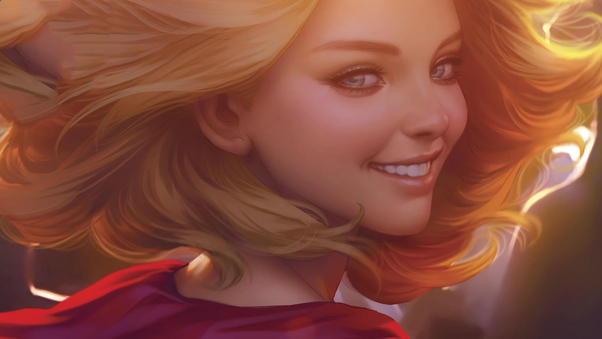 Supergirl Smiling Wallpaper