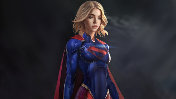 Supergirl Soar Flight Of Justice Wallpaper