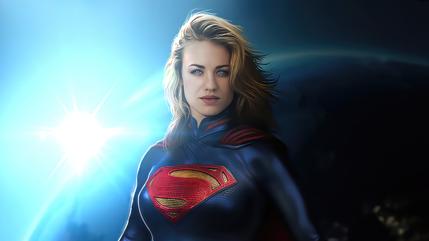 Supergirl Space 4k Wallpaper