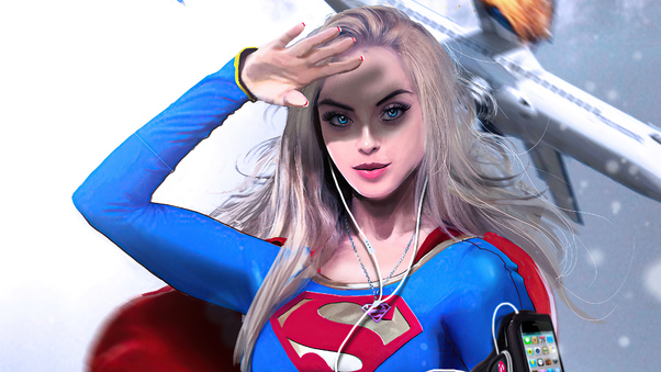 Supergirl Superhero 4k Wallpaper