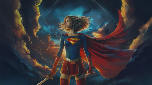 Supergirl The Radiant Heroine Wallpaper