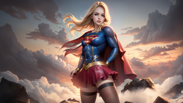 Supergirl Unstoppable Force Wallpaper