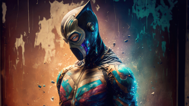 Superhero Abstract Suit Concept Wallpaper