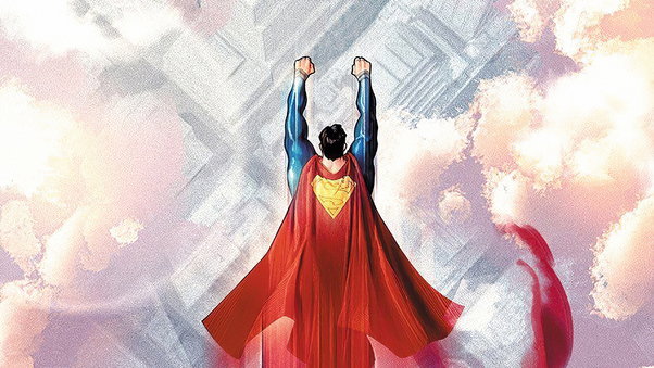 Superman Above Wallpaper