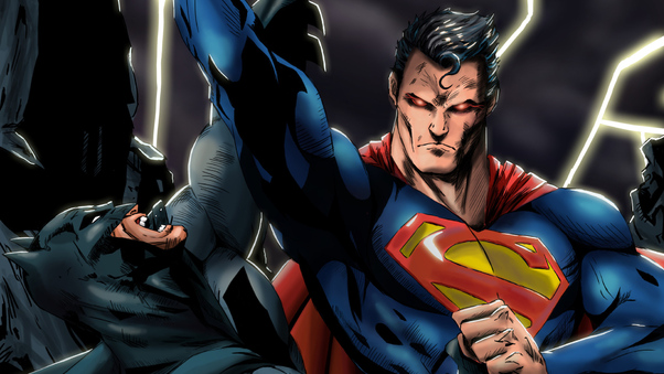 Superman And Batman HD Art Wallpaper