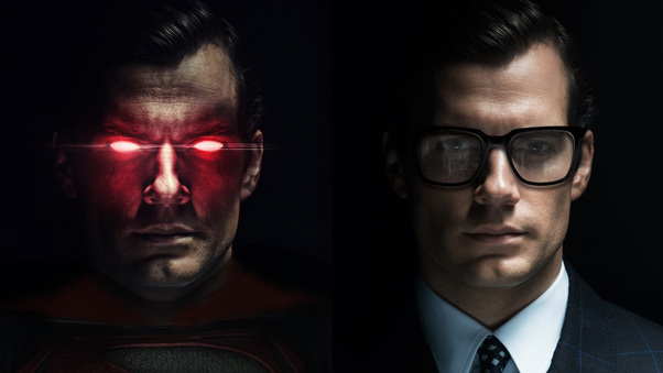 Superman And Clark Kent 4k Wallpaper