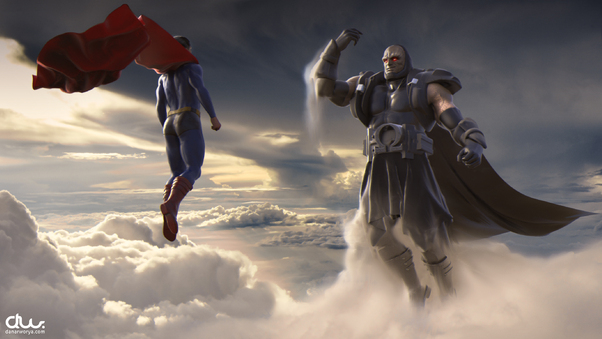 Superman And Darkseid Wallpaper