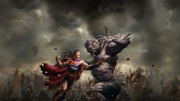 Superman And Demon Art Wallpaper