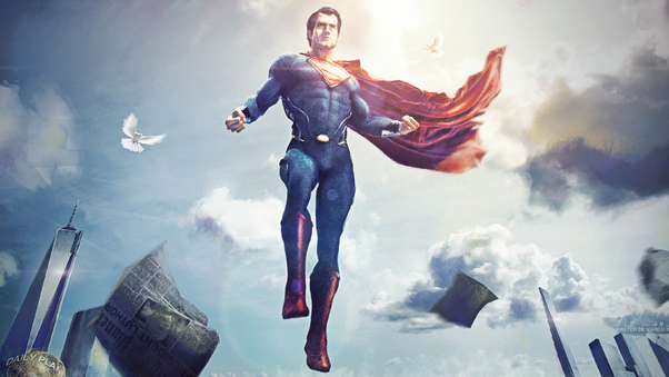 Superman Arts 4k Wallpaper