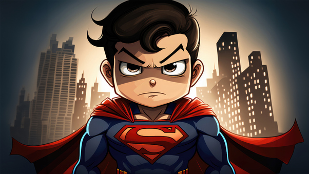 Superman Cartoon 5k Wallpaper
