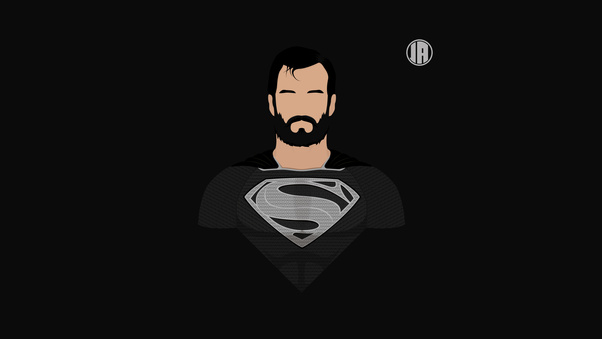 Superman Dceu Minimalism 8k Wallpaper