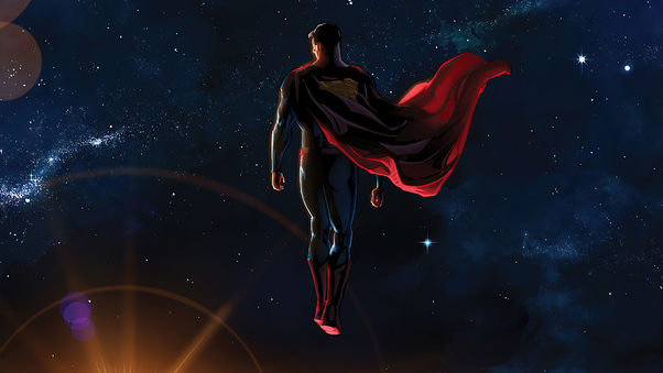 Superman Everything Looks Small From Here 4k Wallpaper