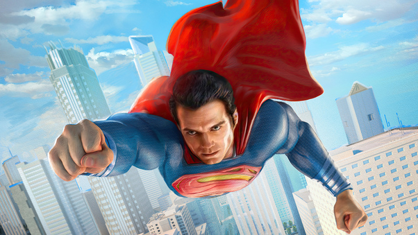 Superman In City 4k Wallpaper