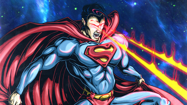 Superman Laser Eye Wallpaper