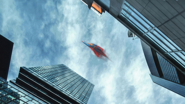 Superman Legacy Flying Wallpaper