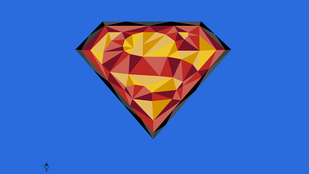 Superman Logo 4k Art Wallpaper
