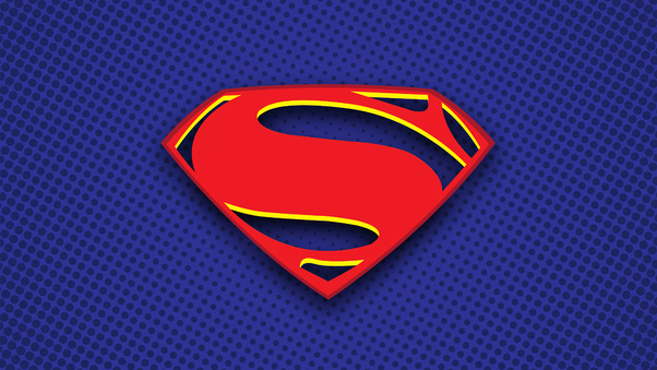 Superman Logo Illustration 5k Wallpaper