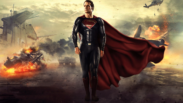 Superman Man Of Steel Walking Wallpaper