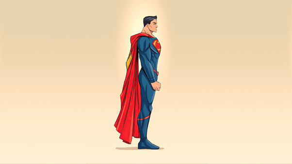 Superman Minimalism 4k 2020 Wallpaper