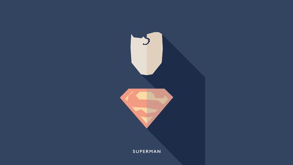 Superman Minimalists 4k Wallpaper