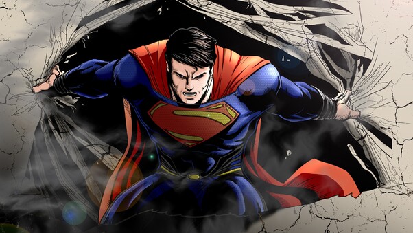 Superman New Art Wallpaper
