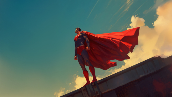 Superman Power Stance Wallpaper