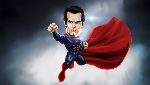 Superman The Strongest (1360x768) Resolution Wallpaper