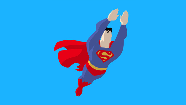 Superman Vector Style Wallpaper