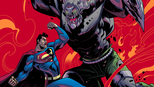 Superman Vs Doomsday 4k Wallpaper