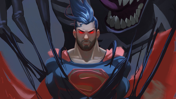 Superman Vs Venom Wallpaper