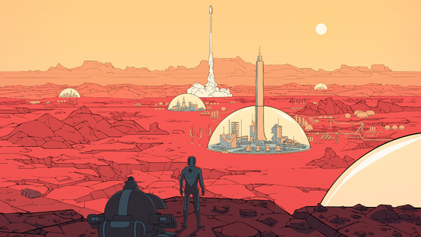 Surviving Mars Video Game 2018 Wallpaper