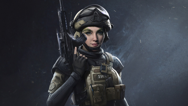 Swat Force Girl 4k Wallpaper