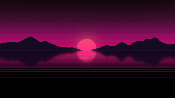 Synthwave Electro Wallpaper