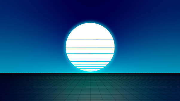 Synthwave Sun 8k Wallpaper