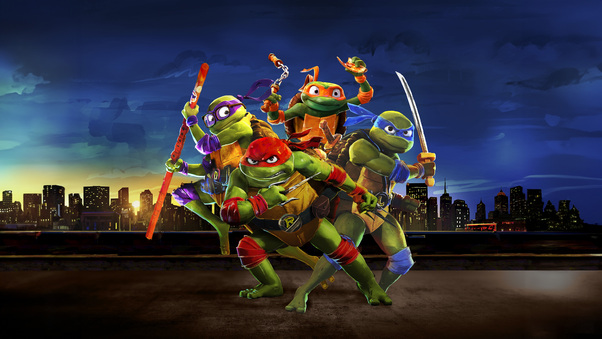 Teenage Mutant Ninja Turtles Mutant Mayhem Movie Wallpaper