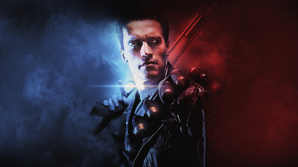 Terminator 2 Judgment Day Poster 4k Wallpaper