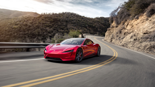 Tesla Roadster Fastest Electric Car Wallpaper